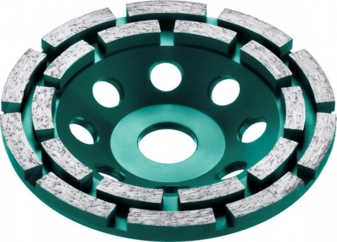 Алмазная чашка KRAFTOOL INDUSTRIAL Double d125 мм двухрядная [33369-125]