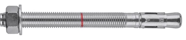 Анкер клиновой KRAFTOOL М10x120 оцинкованный, eta option 7, 25 шт. [302184-10-120]