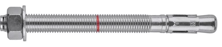 Анкер клиновой KRAFTOOL М12x140 оцинкованный, eta option 7, 25 шт. [302184-12-140]