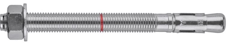 Анкер клиновой KRAFTOOL М12x160 оцинкованный, eta option 7, 25 шт. [302184-12-160]