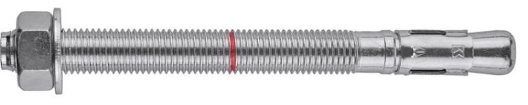 Анкер клиновой KRAFTOOL М12x220 оцинкованный, eta option 7, 25 шт. [302184-12-220]
