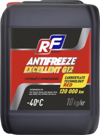 Антифриз RUSEFF EXCELLENT G12 красный 10 л17358N [17358N]