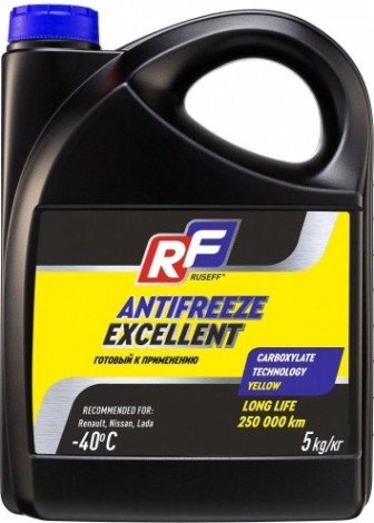 Антифриз RUSEFF EXCELLENT OAT желтый 5 л 17372N [17372N]