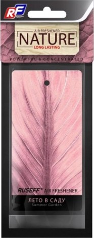 Ароматизатор подвесной картонный RUSEFF NATURE LINE лето в саду 27545N [27545N]
