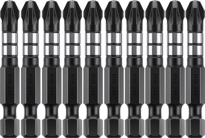 Бита для заворачивания KRAFTOOL Impact Pro PZ3 50мм, 10шт. [26193-3-50-S10]