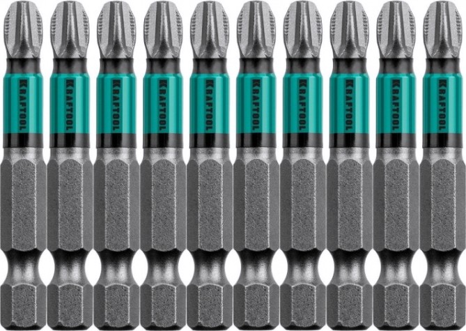 Бита для заворачивания KRAFTOOL Optimum Line PH3 50 мм, 10 шт. [26122-3-50-10]