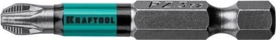 Бита для заворачивания KRAFTOOL Optimum Line PZ3 50 мм, 10 шт. [26124-3-50-10]