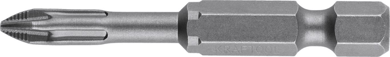 Бита для заворачивания KRAFTOOL X-DRIVE PH1 торсионные кованые, обточенные, 50мм, 2шт. [26121-1-50-2]