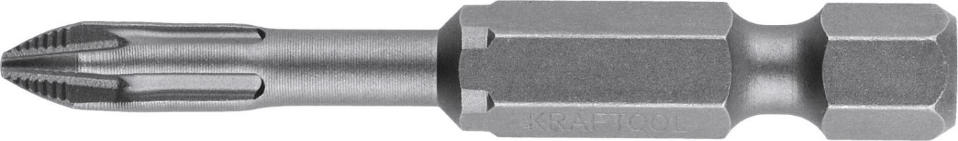 Бита для заворачивания KRAFTOOL X-DRIVE PH3 торсионные кованые, обточенные, 50мм, 2шт. [26121-3-50-2]