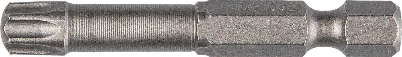 Бита для заворачивания KRAFTOOL X-DRIVE Т40 торсионные кованые, обточенные, 50мм, 2шт. [26125-40-50-2]