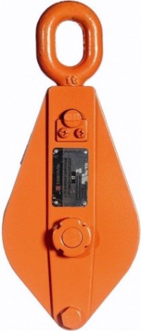 Блок монтажный СИБТАЛЬ 1Т шкивовый однорольный, с проушиной и откидной щекой [010 0003 0001]