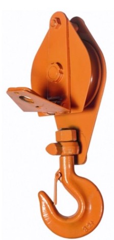 Блок монтажный СИБТАЛЬ 3,2Т однорольный с крюком и откидной щекой [010 0008 0032]