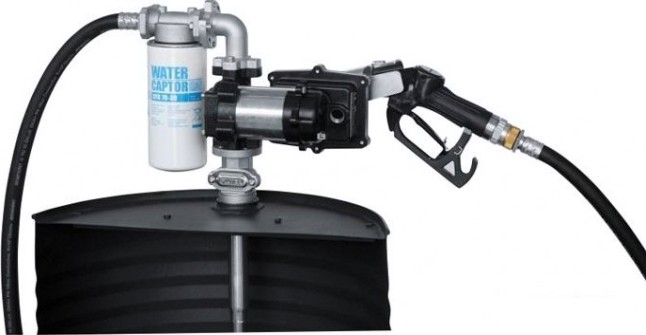 Бочковой комплект для перекачки бензина PIUSI Drum EX50 12V DC AUTO с фильтром F00372010 [F00372010]