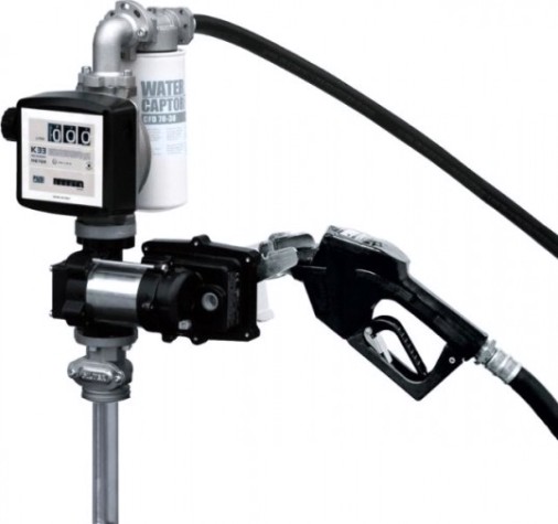 Бочковой комплект для перекачки бензина PIUSI Drum EX50 33 12V DC ATEX с фильтром, с мех.пистолетом F00375000 [F0037500A]