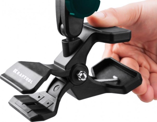 Держатель KRAFTOOL MM2 универсальный шарнирный, клипса [34704]