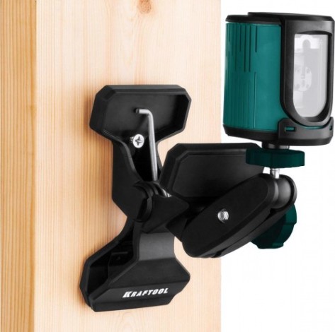 Держатель KRAFTOOL MM2 универсальный шарнирный, клипса [34704]