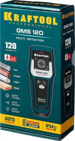 Детектор универсальный KRAFTOOL GMS 120 [45298]