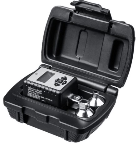 Динамометрический адаптер KRAFTOOL 64044-200 электронный "digital-a" с переходниками, 1/2", нм