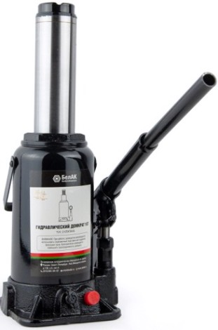 Домкрат бутылочный БелАК 16 тонн TUV 2 клапана, 215/425 мм (БАК.00035) [БАК.00035]