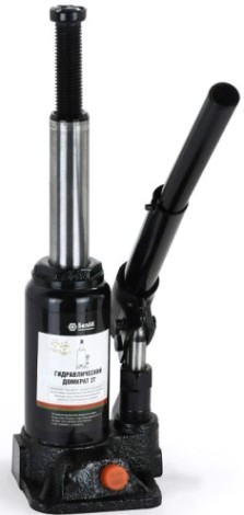 Домкрат бутылочный БелАК 2 тонны TUV 2 клапана, 145/290 мм (БАК.00026) [БАК.00026]