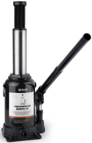 Домкрат бутылочный БелАК 20 тонн 210/405 мм (БАК.00049) [БАК.00049]