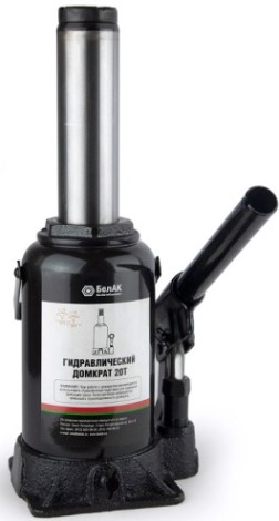 Домкрат бутылочный БелАК 20 тонн 210/405 мм (БАК.00049) [БАК.00049]