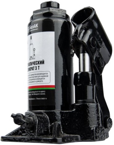 Домкрат бутылочный БелАК 3 тонны 145/285 мм (БАК.00040) [БАК.00040]