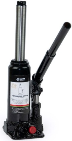 Домкрат бутылочный БелАК 4 тонны TUV 2 клапана, 180/335 мм (БАК.00028) [БАК.00028]