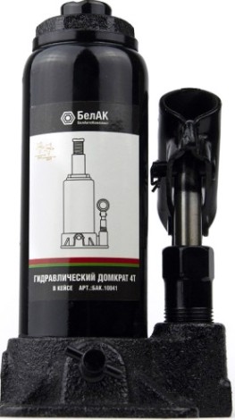 Домкрат бутылочный БелАК 4 тонны в кейсе, 165/340 мм (БАК.10041) [БАК.10041]