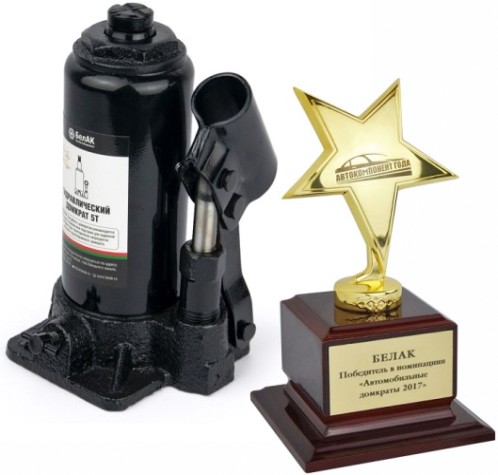 Домкрат бутылочный БелАК 5 тонн 185/365 мм (БАК.00042) [БАК.00042]