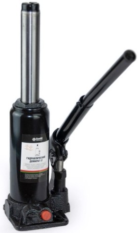 Домкрат бутылочный БелАК 5 тонн TUV 2 клапана, 190/380 мм (БАК.00029) [БАК.00029]