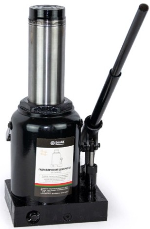 Домкрат бутылочный БелАК 50 тонн TUV 2 клапана, 250/415 мм (БАК.00038) [БАК.00038]
