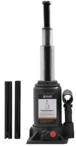 Домкрат бутылочный двухштоковый БелАК 4 тонны 160/385 мм (БАК.20041)