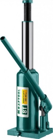 Домкрат бутылочный KRAFTOOL "Kraft-Lift" гидравлический сварной, 8т, 228-447мм, 43462-8 [43462-8_z01]
