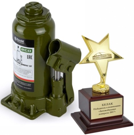 Домкрат гидравлический БелАК ECO 10 тонн 195/385 мм (БАК.70017) [БАК.70017]