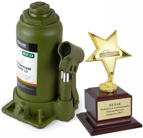 Домкрат гидравлический БелАК ECO 12 тонн 200/380 мм (БАК.70018) [БАК.70018]