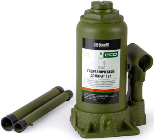 Домкрат гидравлический БелАК ECO 12 тонн 200/380 мм (БАК.70018) [БАК.70018]