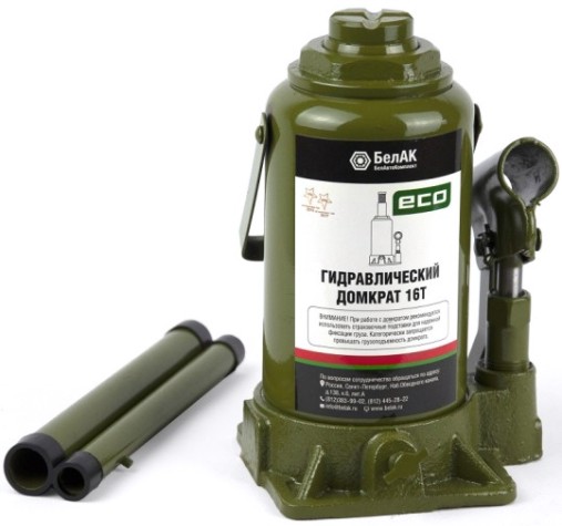 Домкрат гидравлический БелАК ECO 16 тонн 200/365 мм (БАК.70020) [БАК.70020]