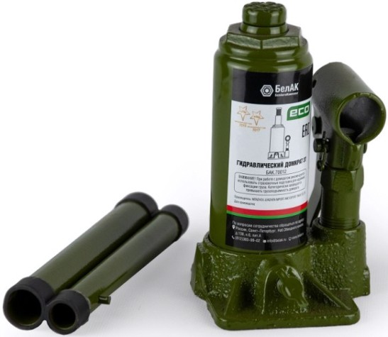 Домкрат гидравлический БелАК ECO 3 тонны 145/280 мм (БАК.70012) [БАК.70012]