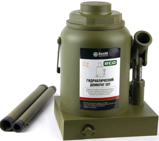 Домкрат гидравлический БелАК ECO 50 тонн 215/420 мм (БАК.70023) [БАК.70023]