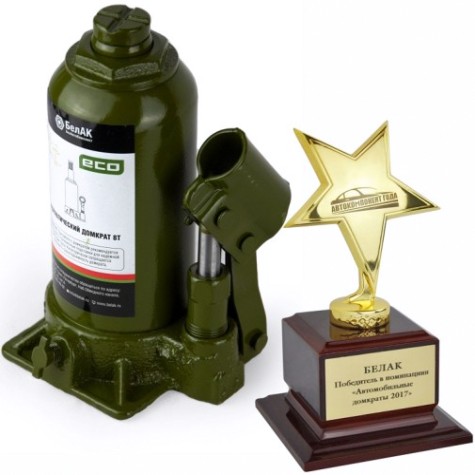 Домкрат гидравлический БелАК ECO 8 тонн 195/380 мм (БАК.70016) [БАК.70016]