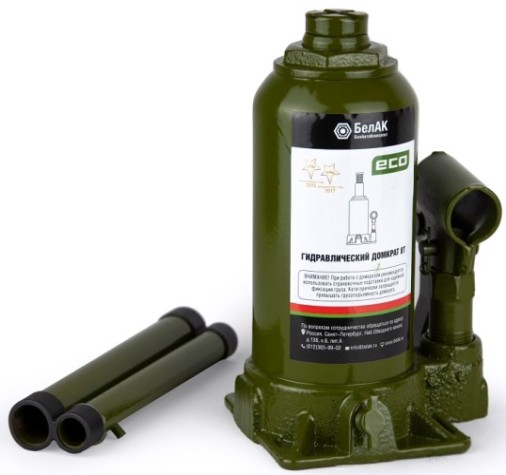 Домкрат гидравлический БелАК ECO 8 тонн 195/380 мм (БАК.70016) [БАК.70016]