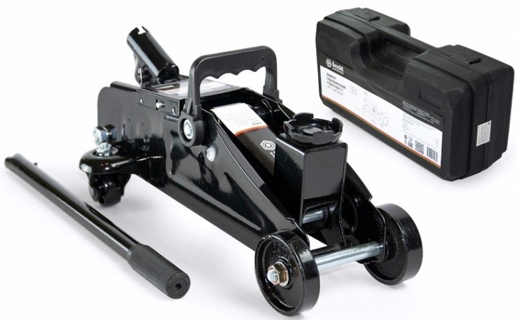 Домкрат подкатной БелАК 2 тонны в кейсе (БАК.00531) [БАК.00531]