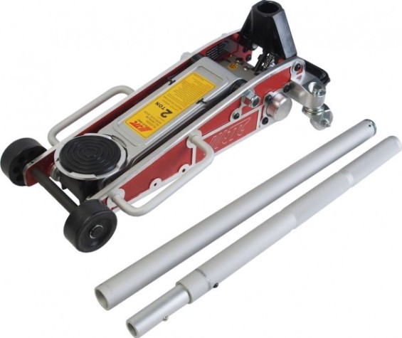 Домкрат подкатной JTC SJ2000 алюминиевый, 2 т, 87-446 мм [JTC-SJ2000]