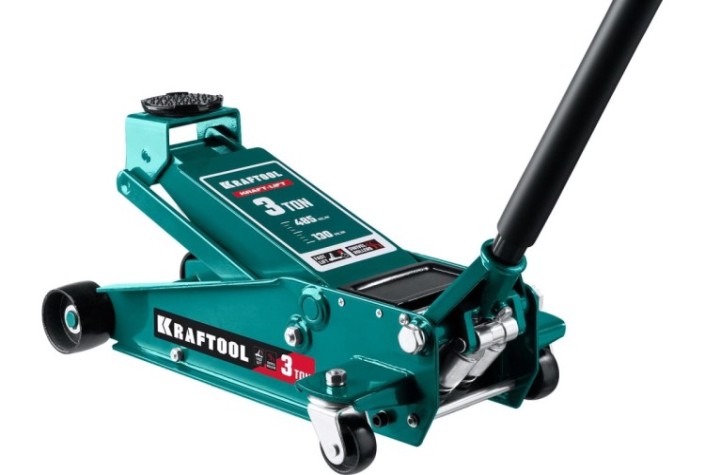 Домкрат подкатной KRAFTOOL KRAFT-LIFT 3т, с быстрым подъемом, для СТО [43450-3_z01]