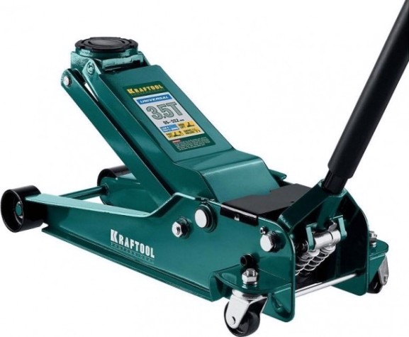 Домкрат подкатной KRAFTOOL "Universal" гидравлический 3,5т, 95-552 мм, [43454-3.5]