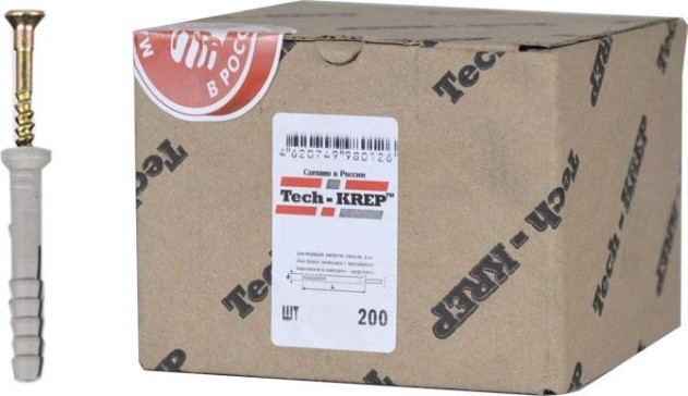 Дюбель гвоздевой Tech-KREP 5 х 30 (уп. 200 шт) потай