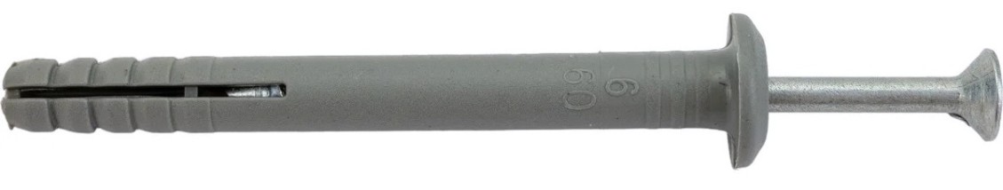 Дюбель гвоздевой Tech-KREP 6 х 60 (пакет 500 шт) грибовидный 154276 [154276]