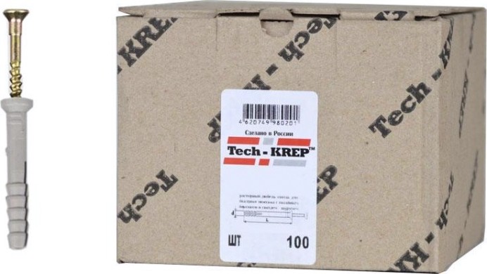 Дюбель гвоздевой Tech-KREP 8 х 60 (уп. 100 шт) потай [150698]