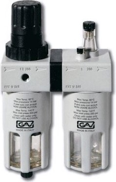 Фильтр с регулятором и лубрикатором GAV FRL-200 1/2" [7539]
